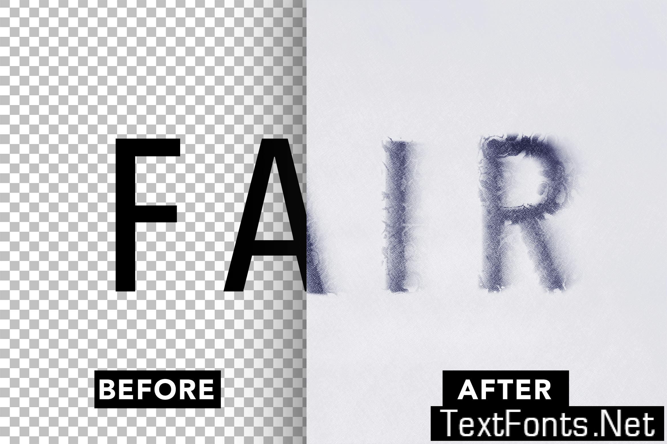 Distorted Blur Text Effect 235BRXN