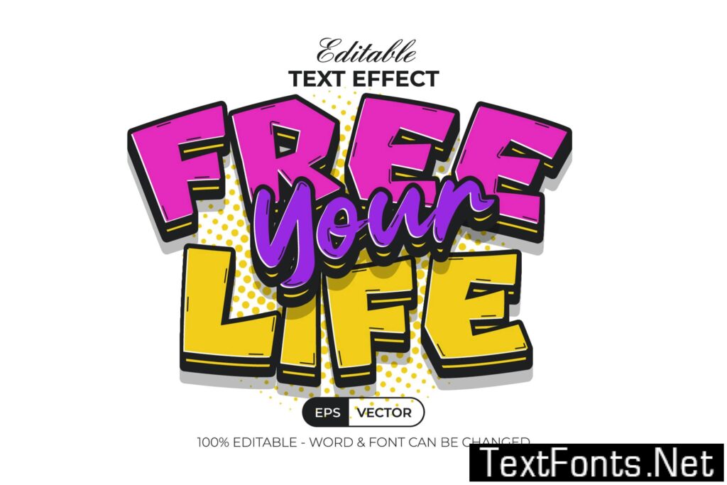 Quote Text Effect Sticker Style JEZ8NW2