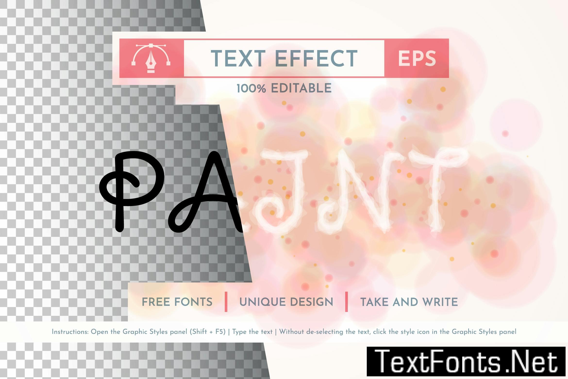 Watercolor Paint Text Effect, Graphic Style 2EC4EV4