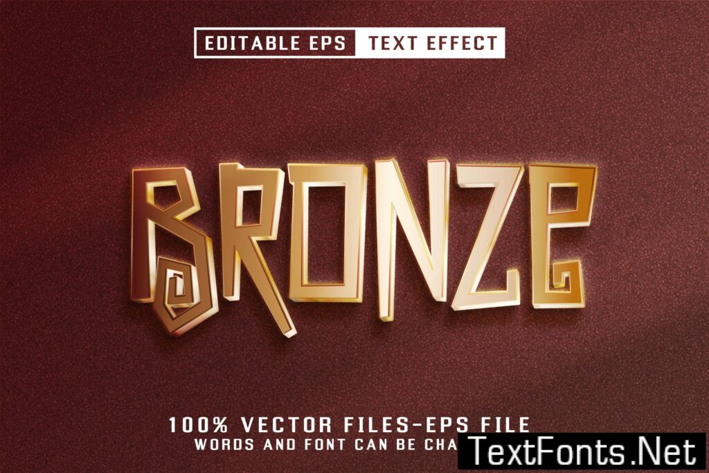Bronze Editable Text Effect H77GG3V