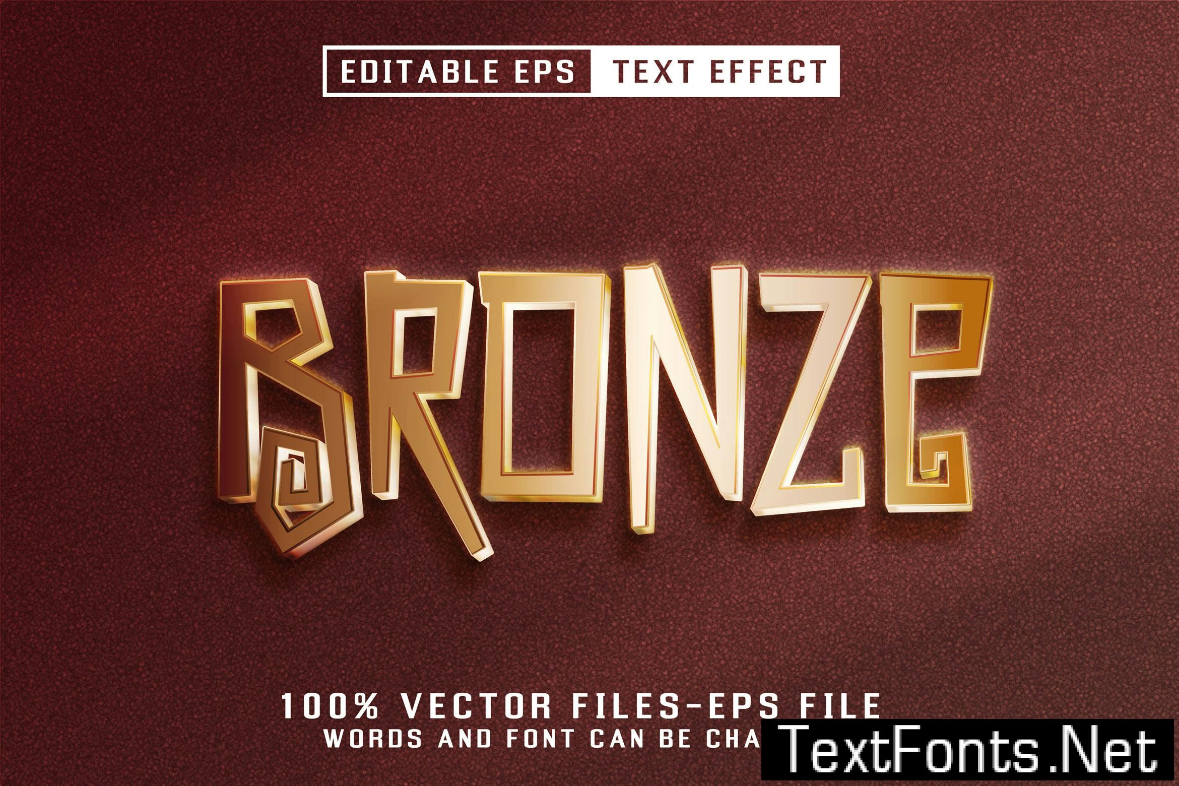 Bronze Editable Text Effect H77GG3V