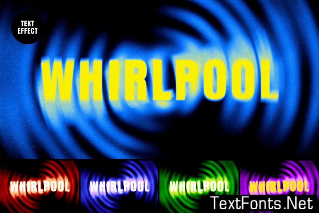 Motion Mist Text Effect 5F475HM