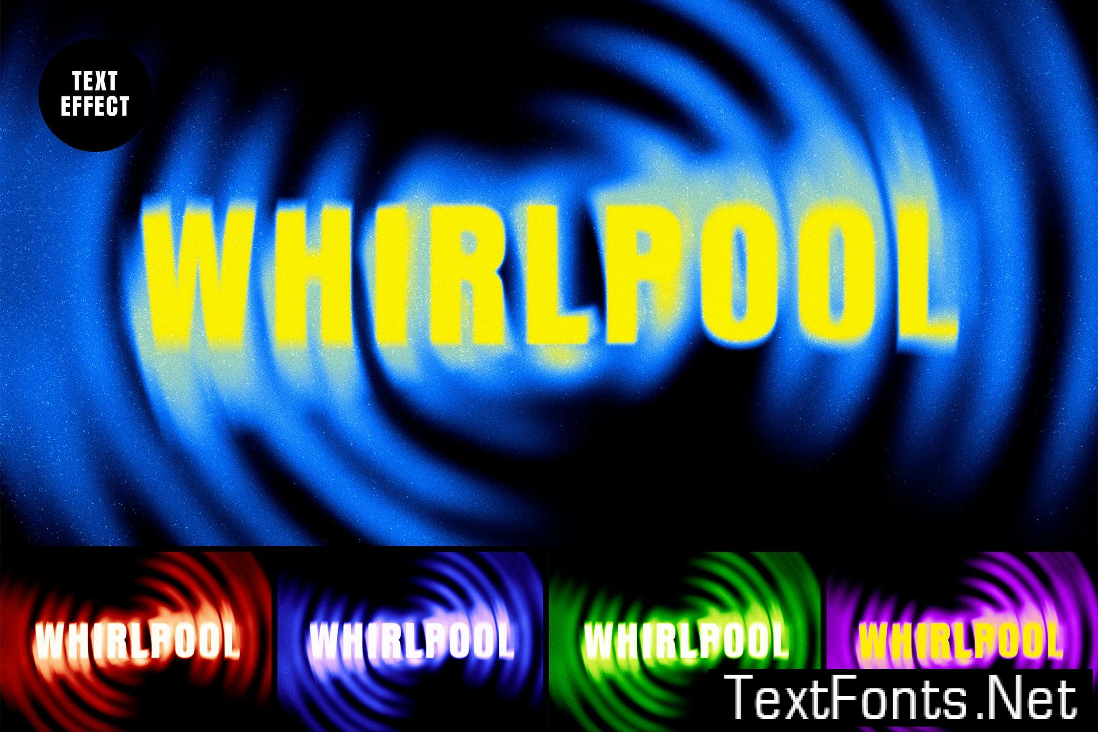 Motion Mist Text Effect 5F475HM