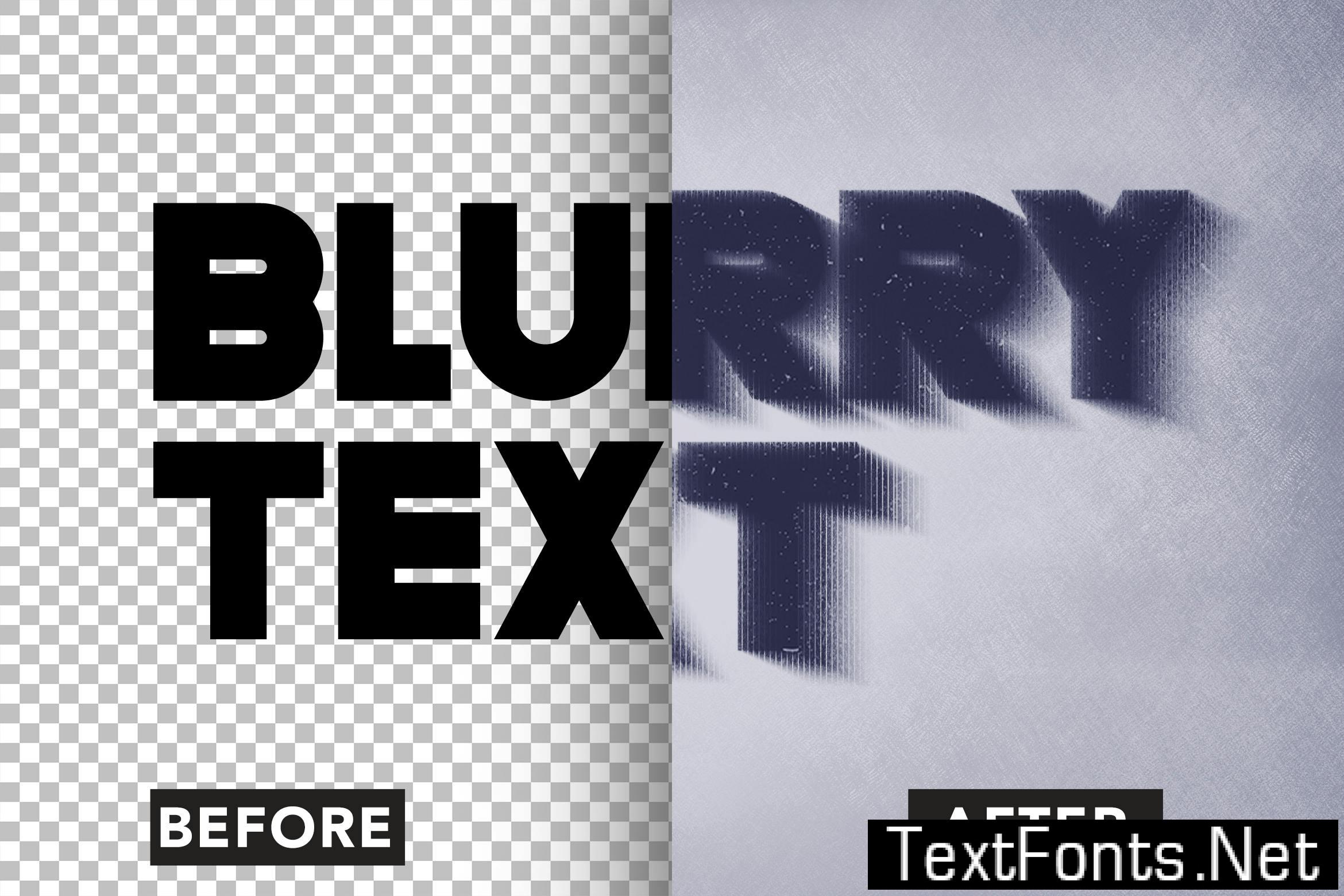 Blurry Halftone Text Effect ZHYMMRT