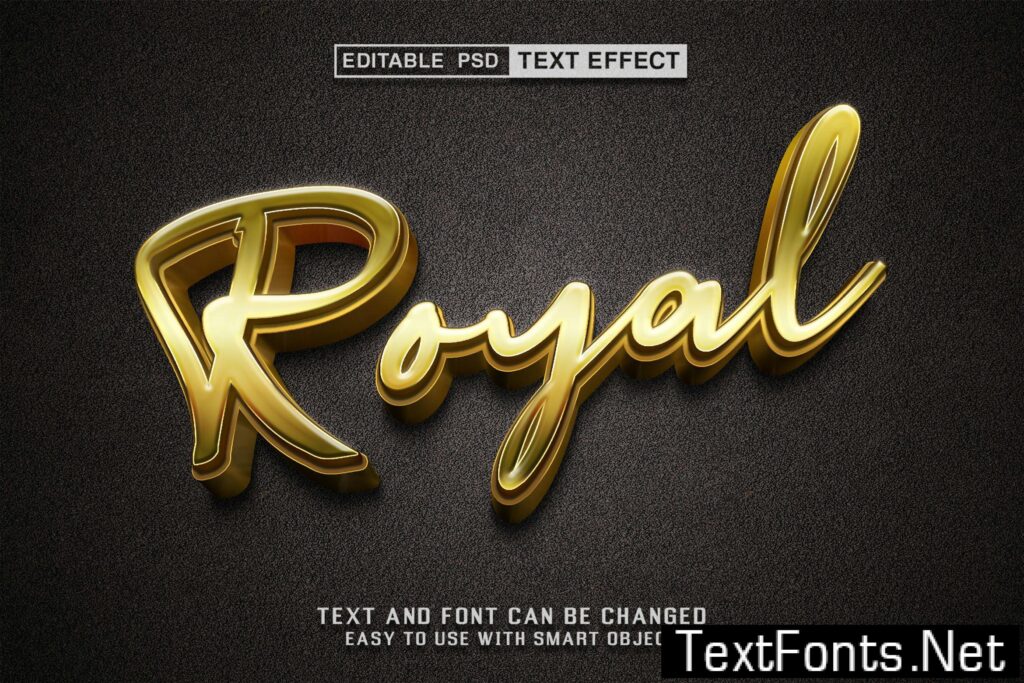 Royal Editable Text Effect PXPCZNU