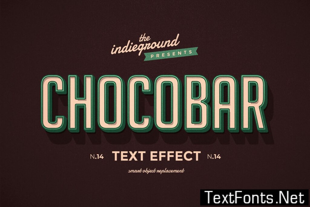 Retro Vintage Text Effect N.14 EVWDQCH