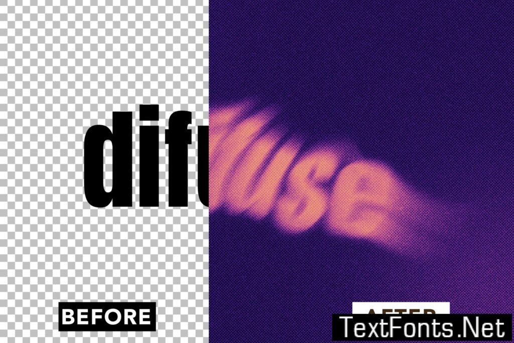 Floating Blur Text Effect YVUAB5A