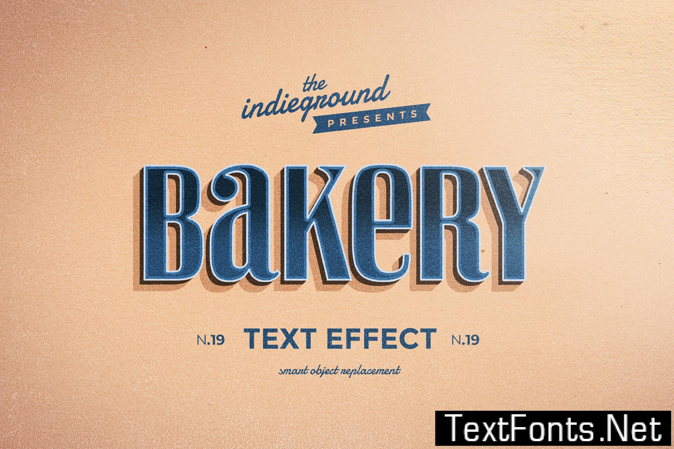 Retro Vintage Text Effect N.19 89ZXU3C