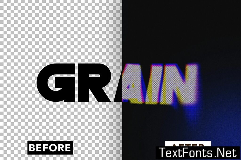 Grain Cyber Text Effect RCY3ZCD