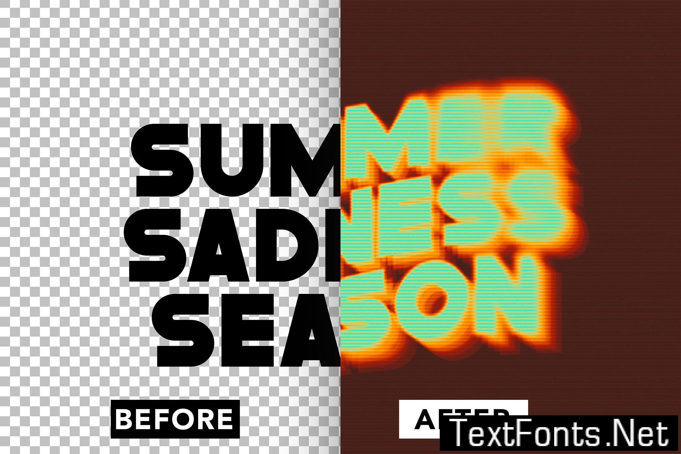 Layer Blur Text Effect QMHVE4N