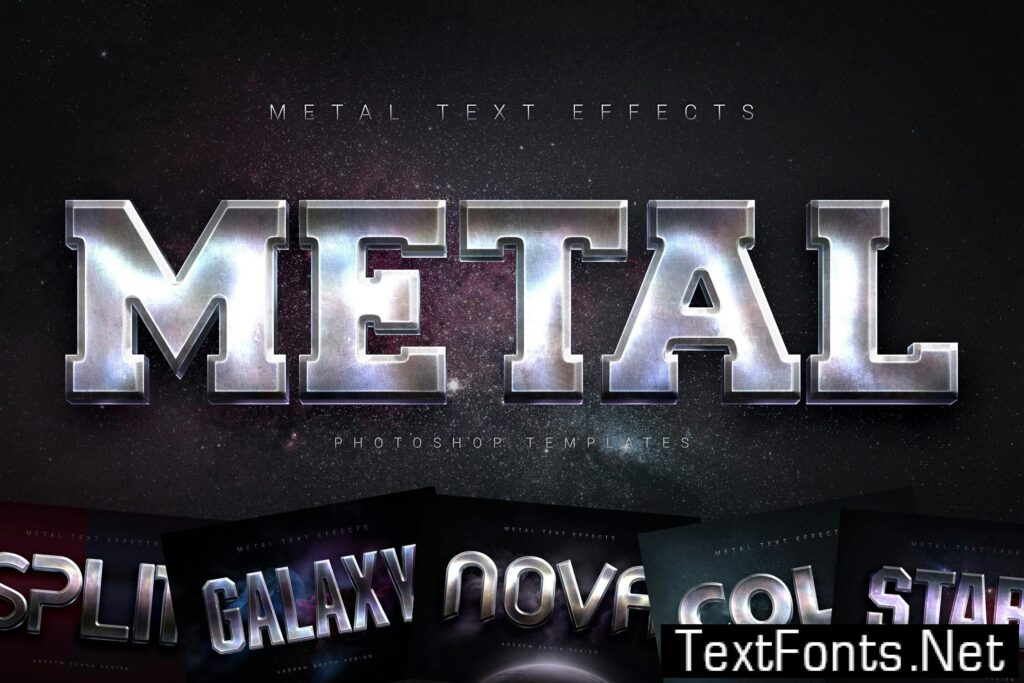 Metal Text Effects CLGQYSH