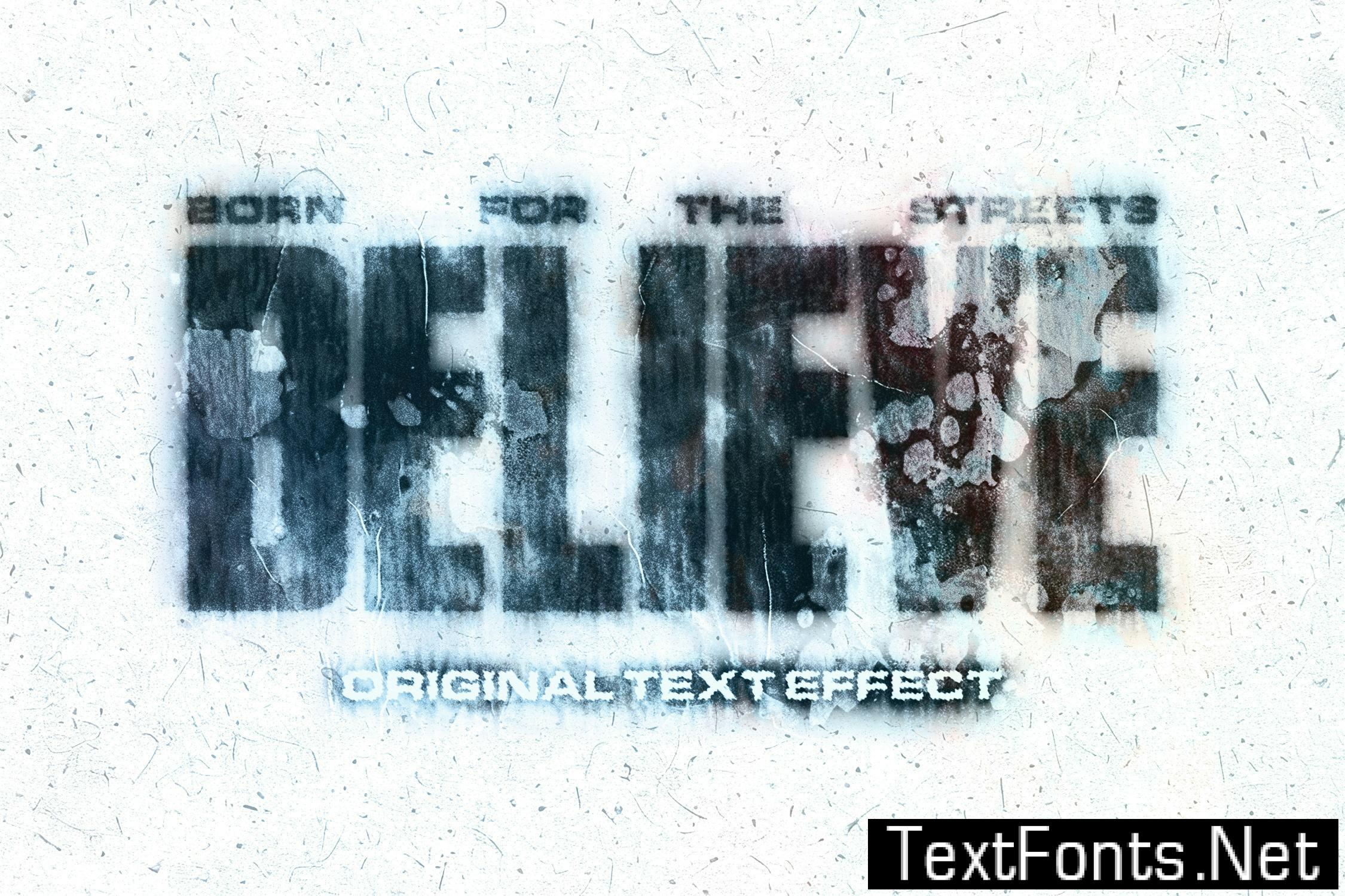 Grunge Text & Logo Effect KWFXL7C