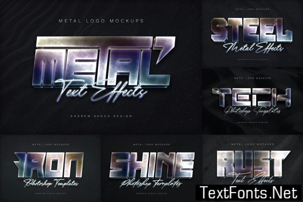 Metal Text and Logo Effects 9L5EF6K