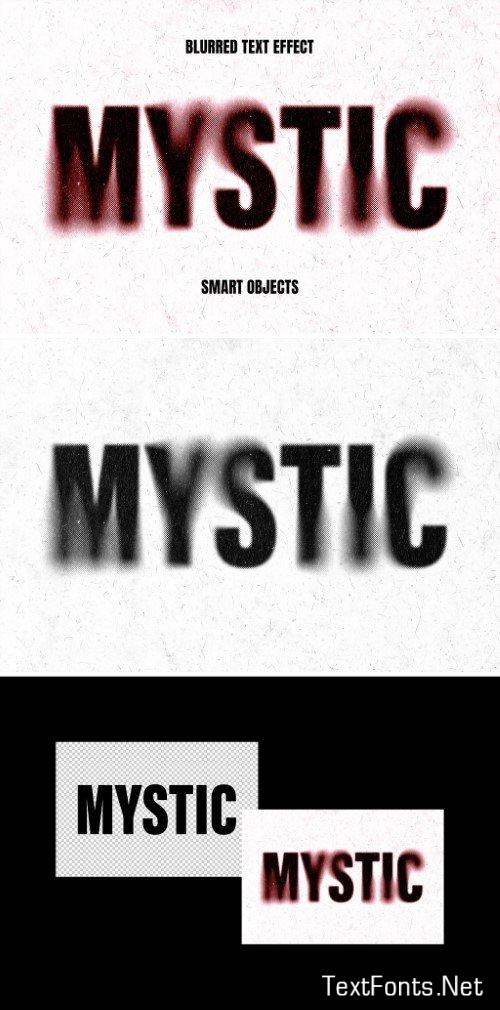 Red Dust Blurred Halftone Text Effect