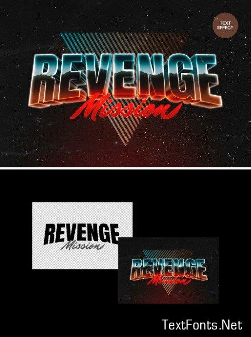 Cosmic Retrowave Text Effect