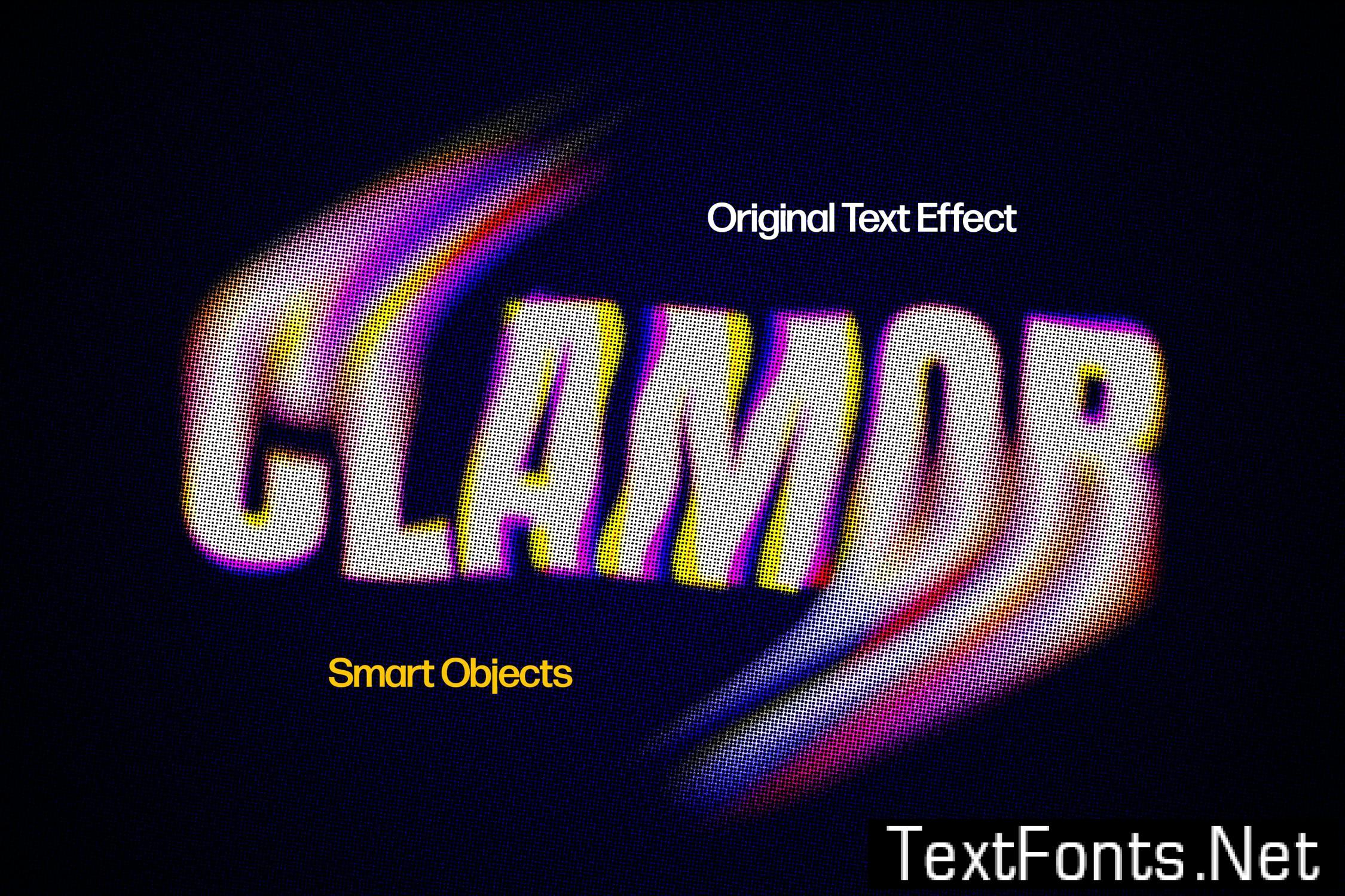 CRT Screen Distortion Text Effect CBRR599