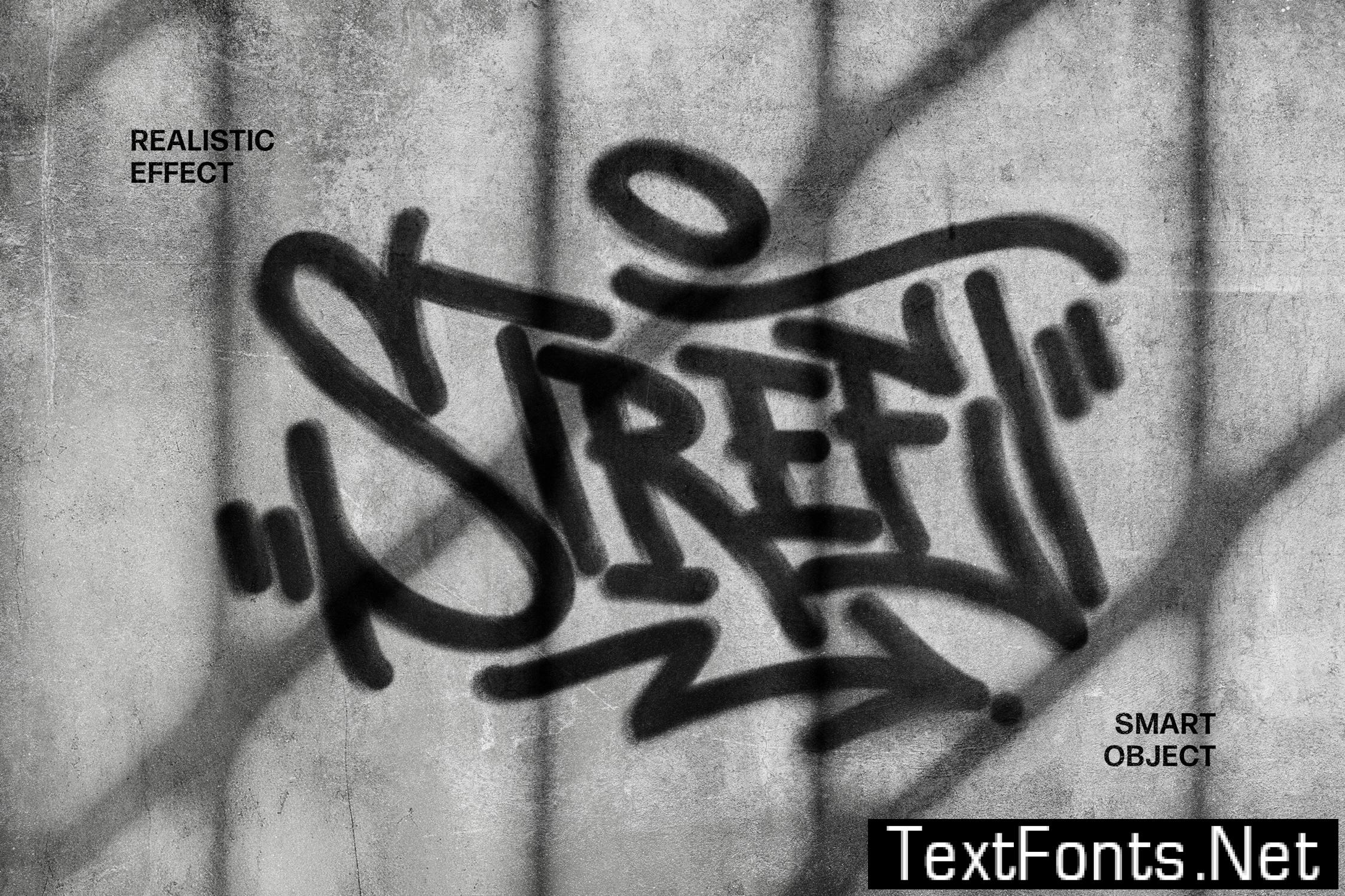 Messy Graffiti Text & Logo Effect EELU47W