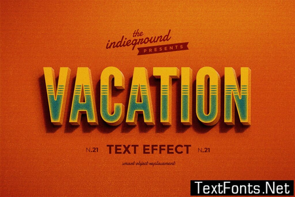 Retro Vintage Text Effect N.21 5EP4DE9