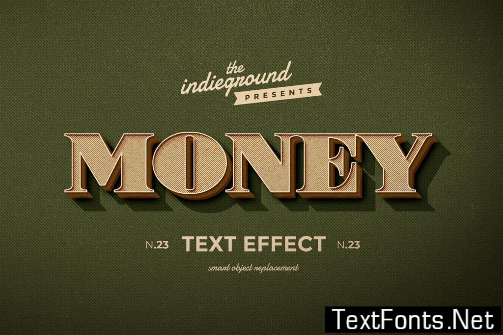 Retro Vintage Text Effect N.23 EHRDFCM