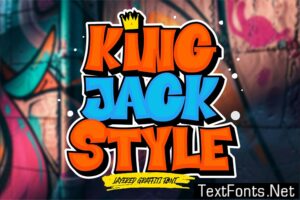 King Jack Style – Layered Graffiti Font SZJAVLN