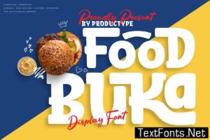 Food Buka – Display Font 547457P