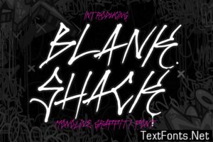 Black Shack – Monoline Graffiti Font BWNXPMX