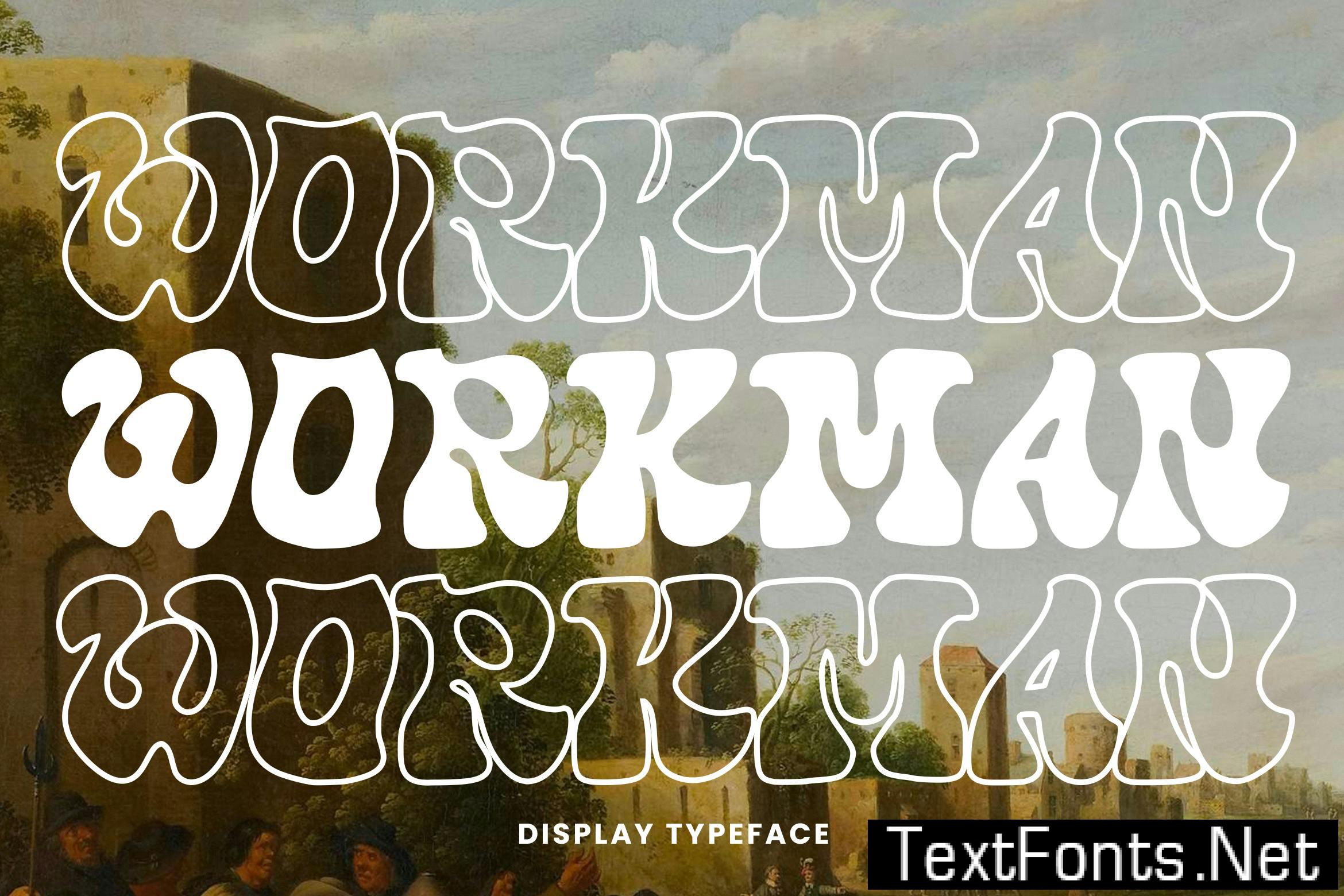 Workman Display Font H2ZPV9R