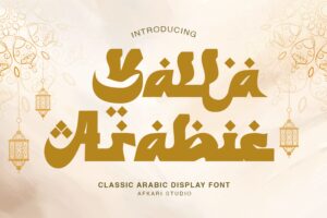 Yalla Arabic – Classic Arabic Display Font 6GRTZM2