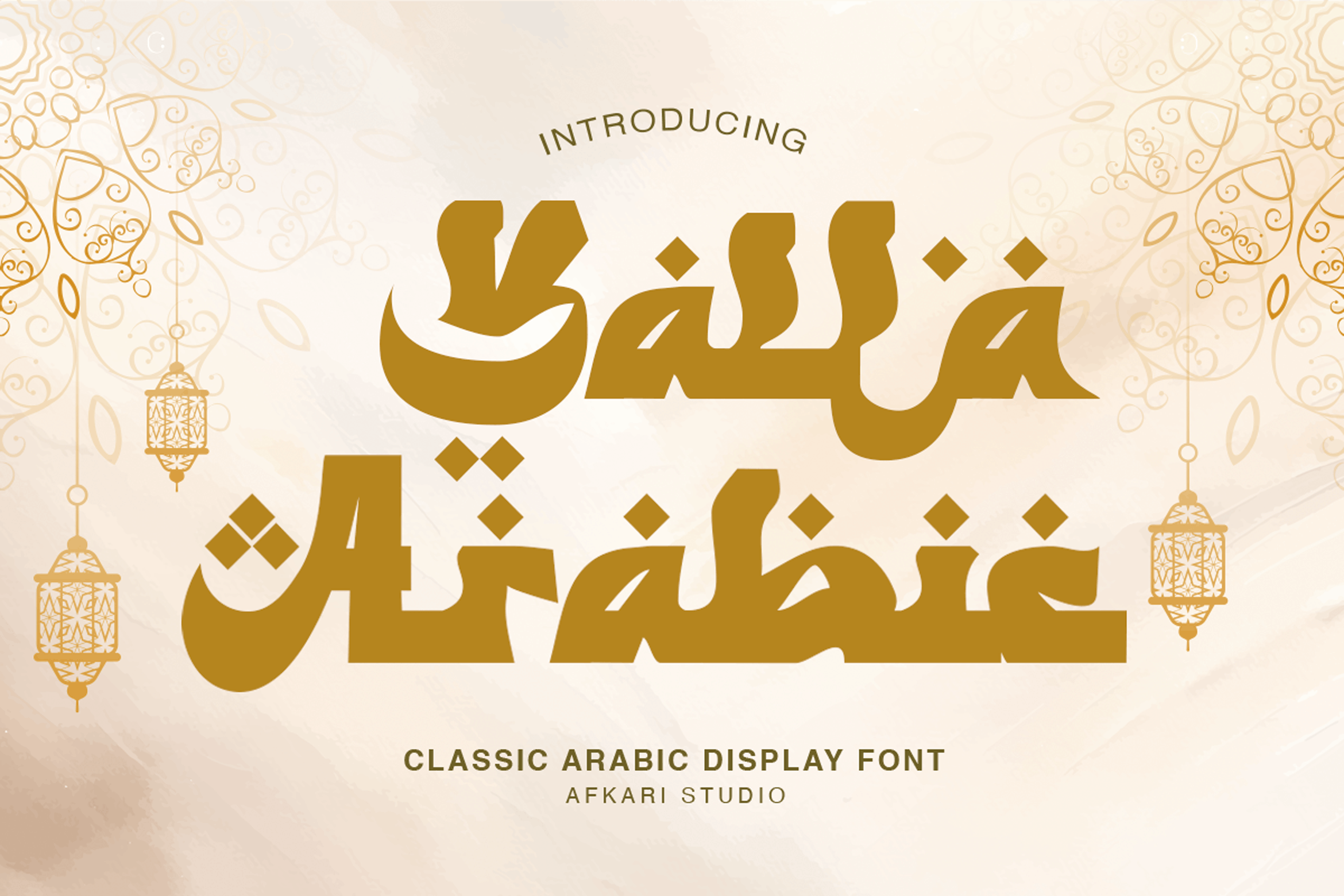 Yalla Arabic – Classic Arabic Display Font 6GRTZM2