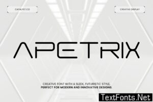 Apetrix Futuristic Display Font BFYBUVJ