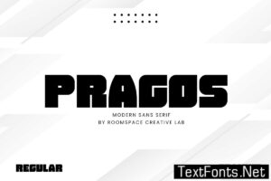 Pragos – Logo Headline Modern Fonts ESD5ANW