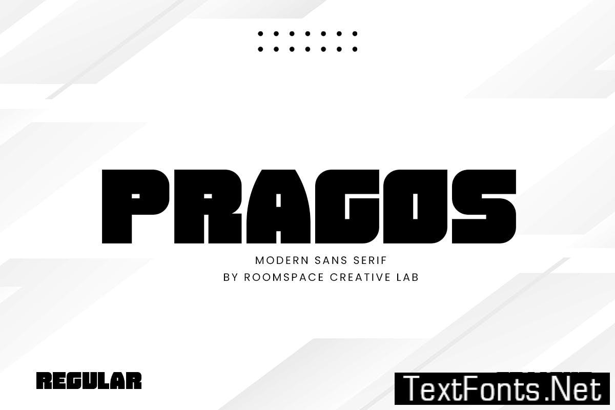 Pragos – Logo Headline Modern Fonts ESD5ANW