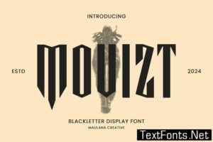 Movizt Blackletter Display Font MFA5HYS