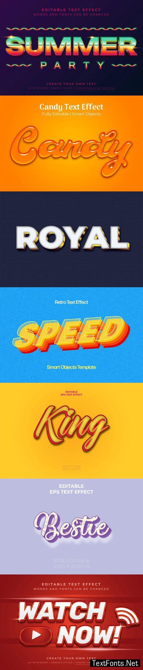 3D Editable Text Effects – Photoshop & Illustrator Templates