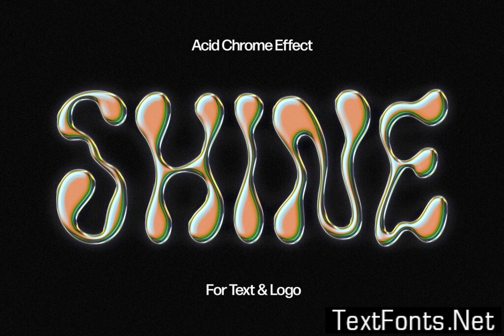 Acid Chromatic Text & Logo Effect X6KKBNE