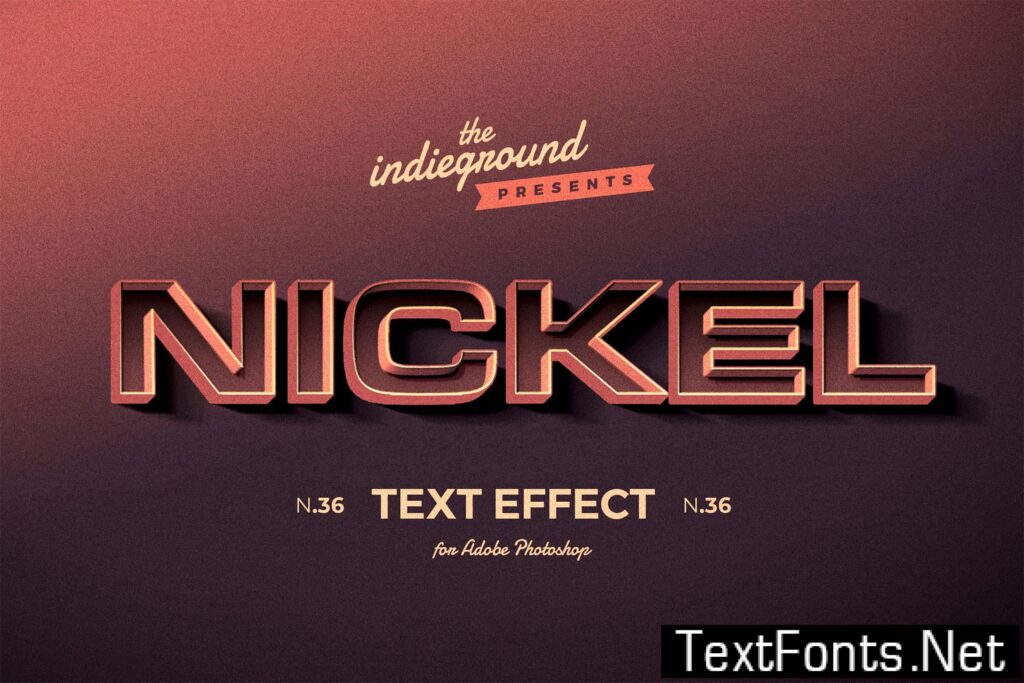 Retro Vintage Text Effect N.36 ABC8BT4