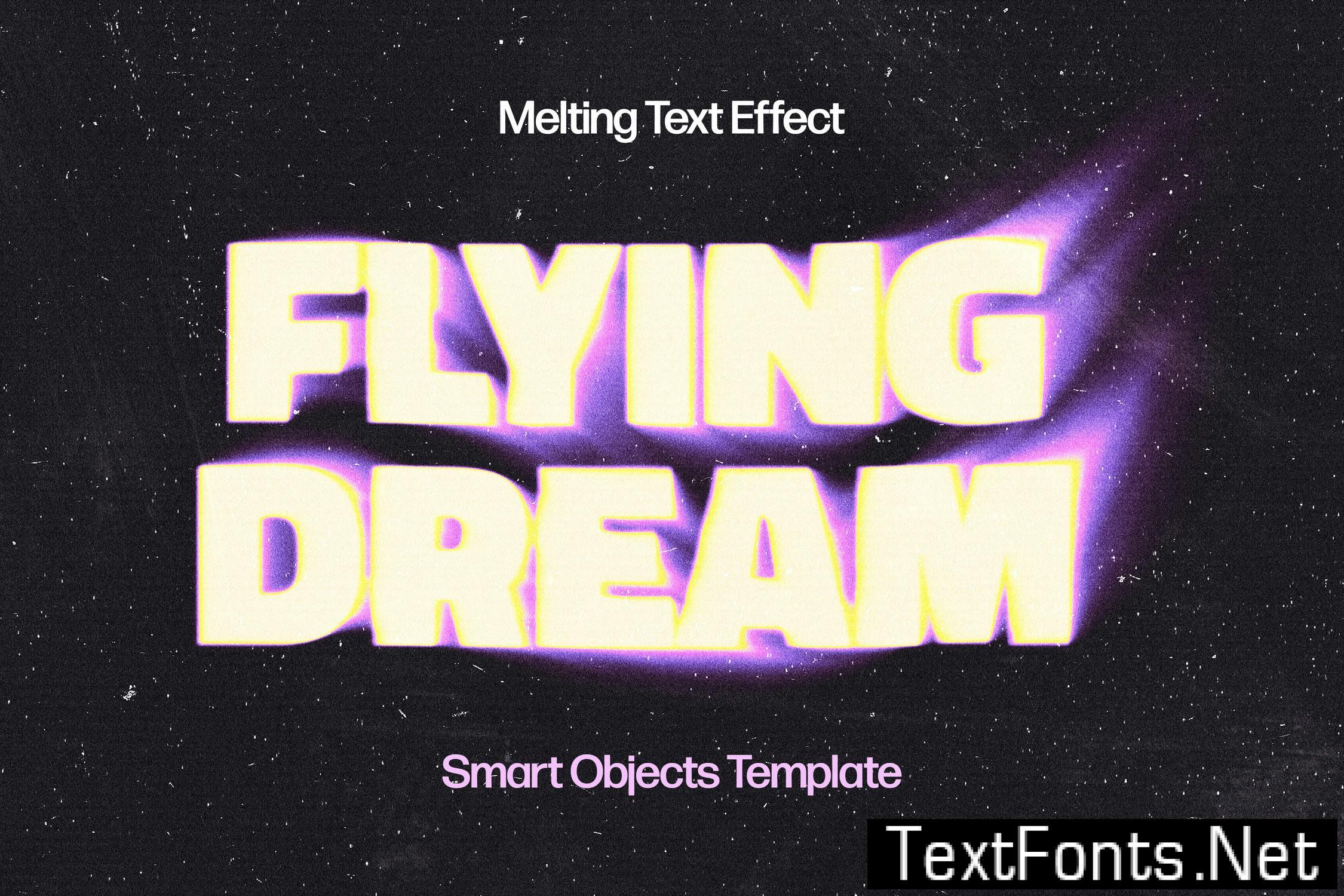 Blurry Flowing Text Effect RPDCS4E