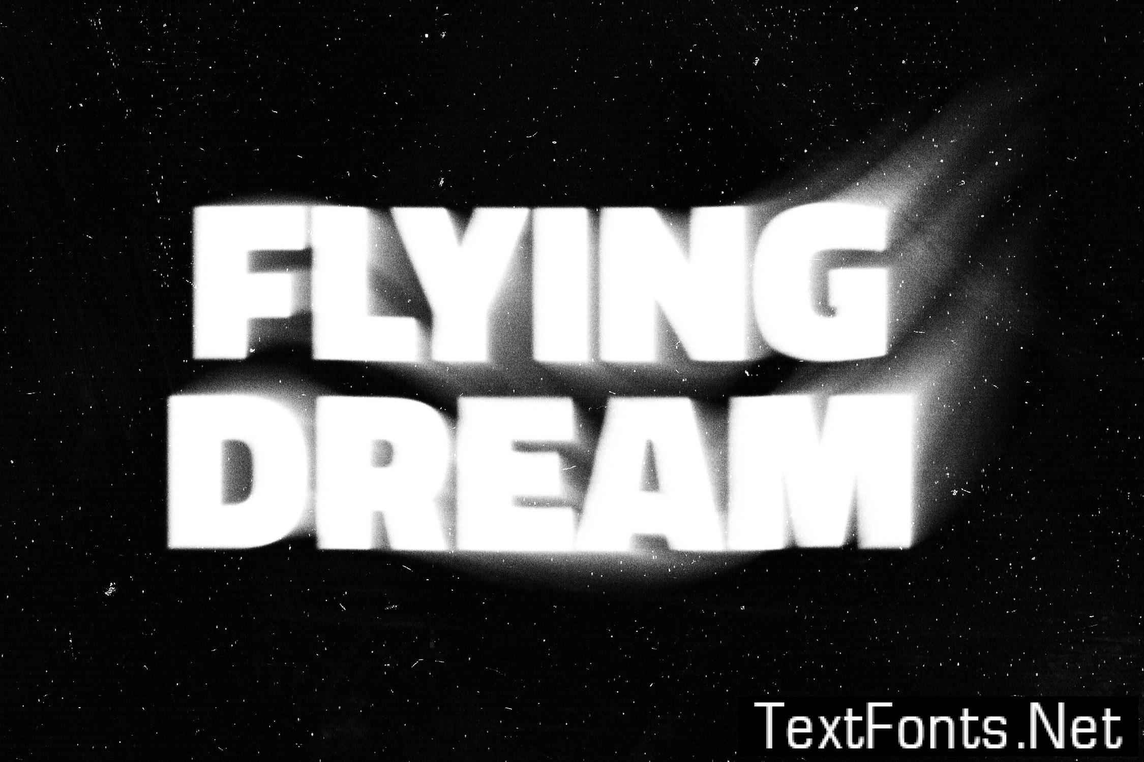Blurry Flowing Text Effect RPDCS4E