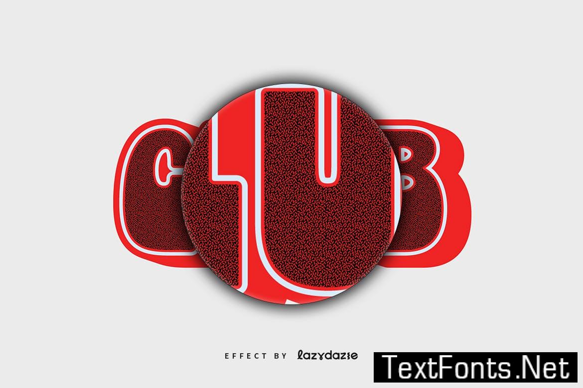 Bold Red Vector Text Effect Mockup NBPPMLT