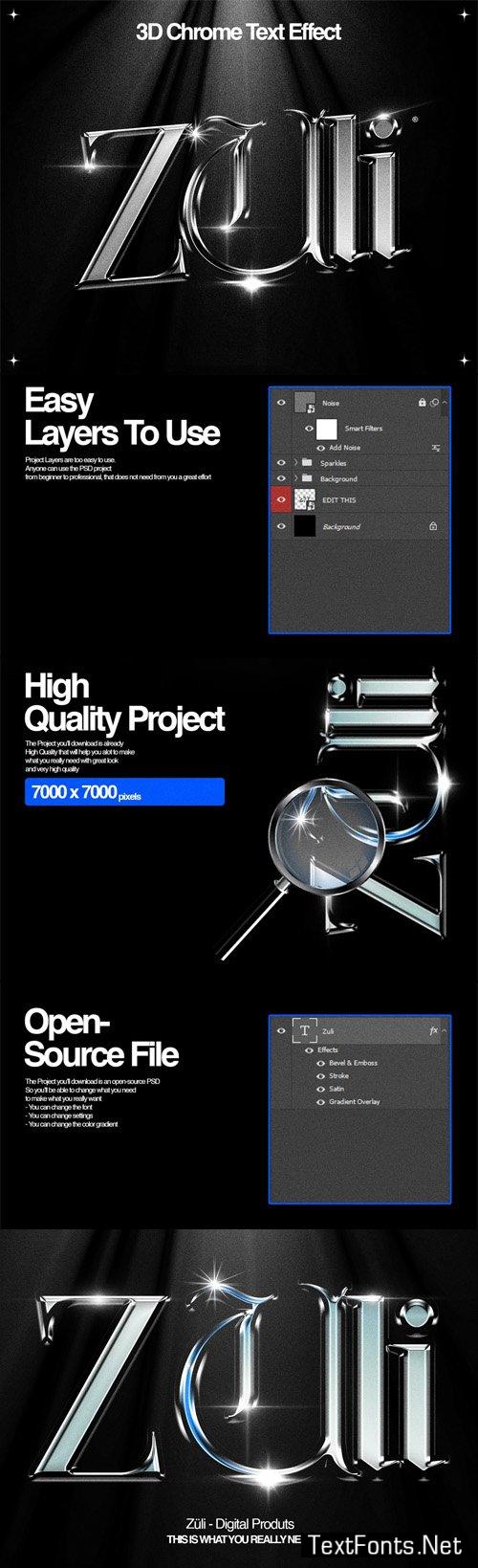 Chromatic - 3D Chrome Text Effect for Photoshop-0