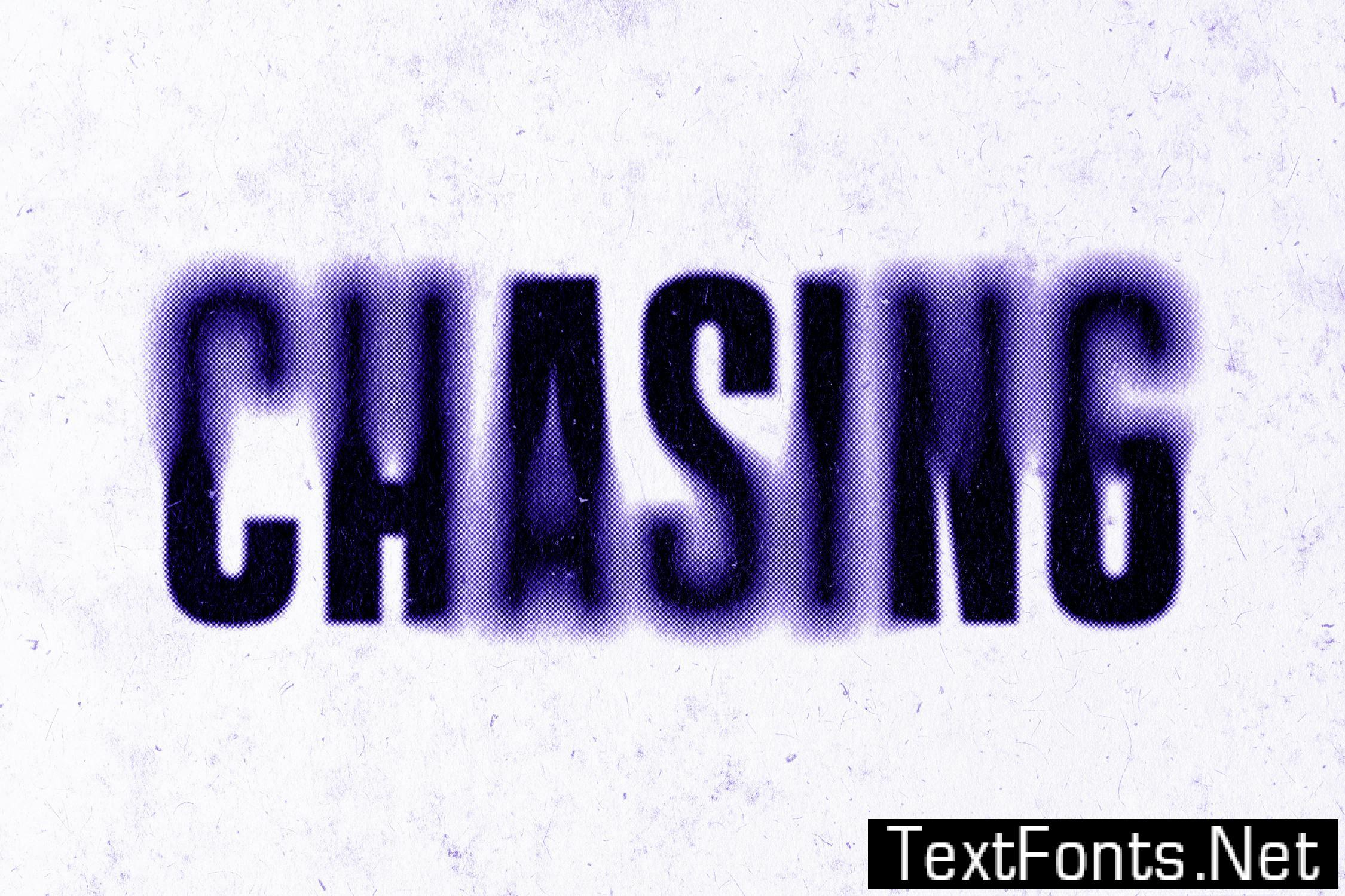 Dust Blurred Halftone Text Effect 8C4WFMW