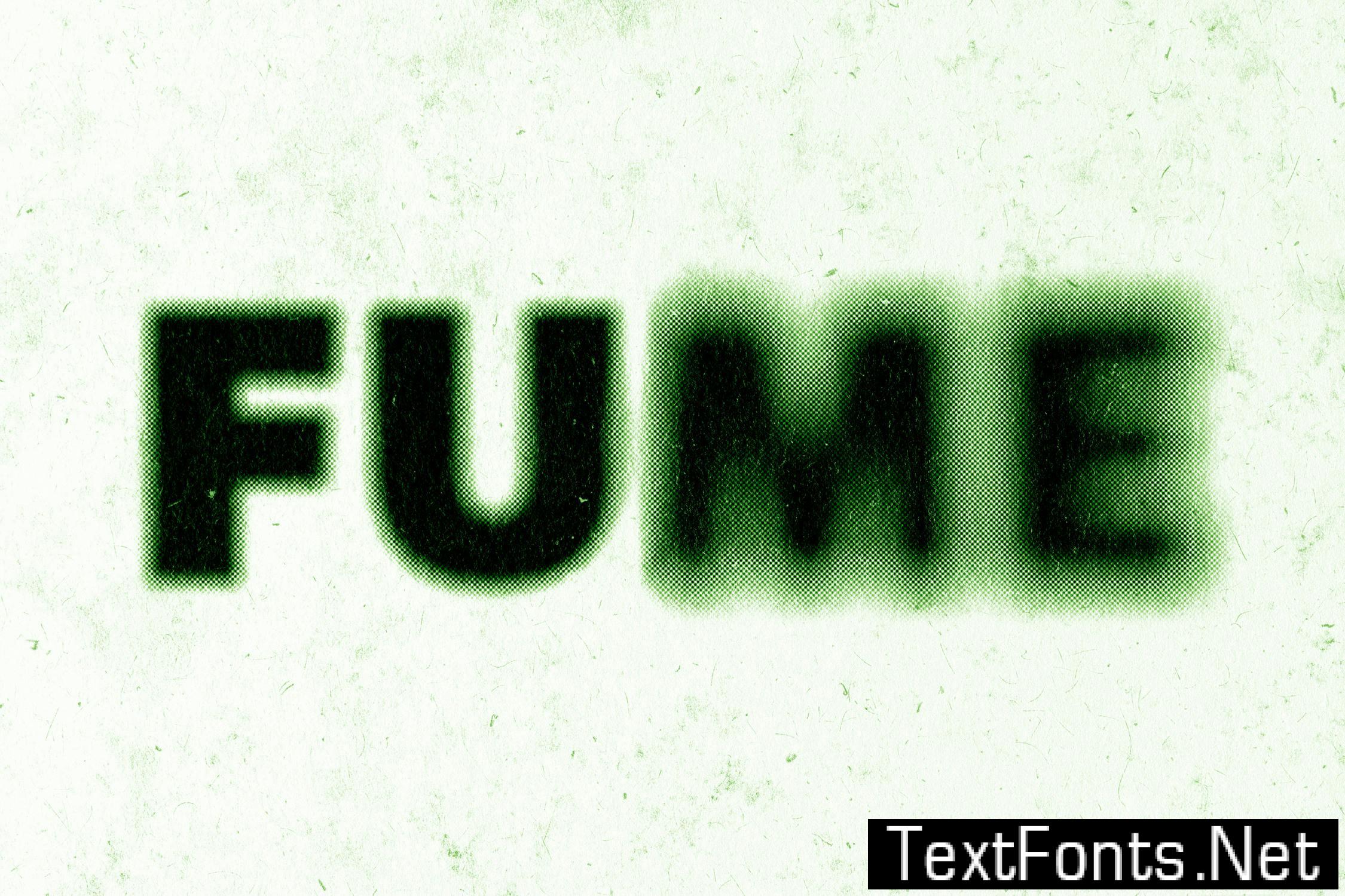 Dust Blurred Halftone Text Effect 8C4WFMW