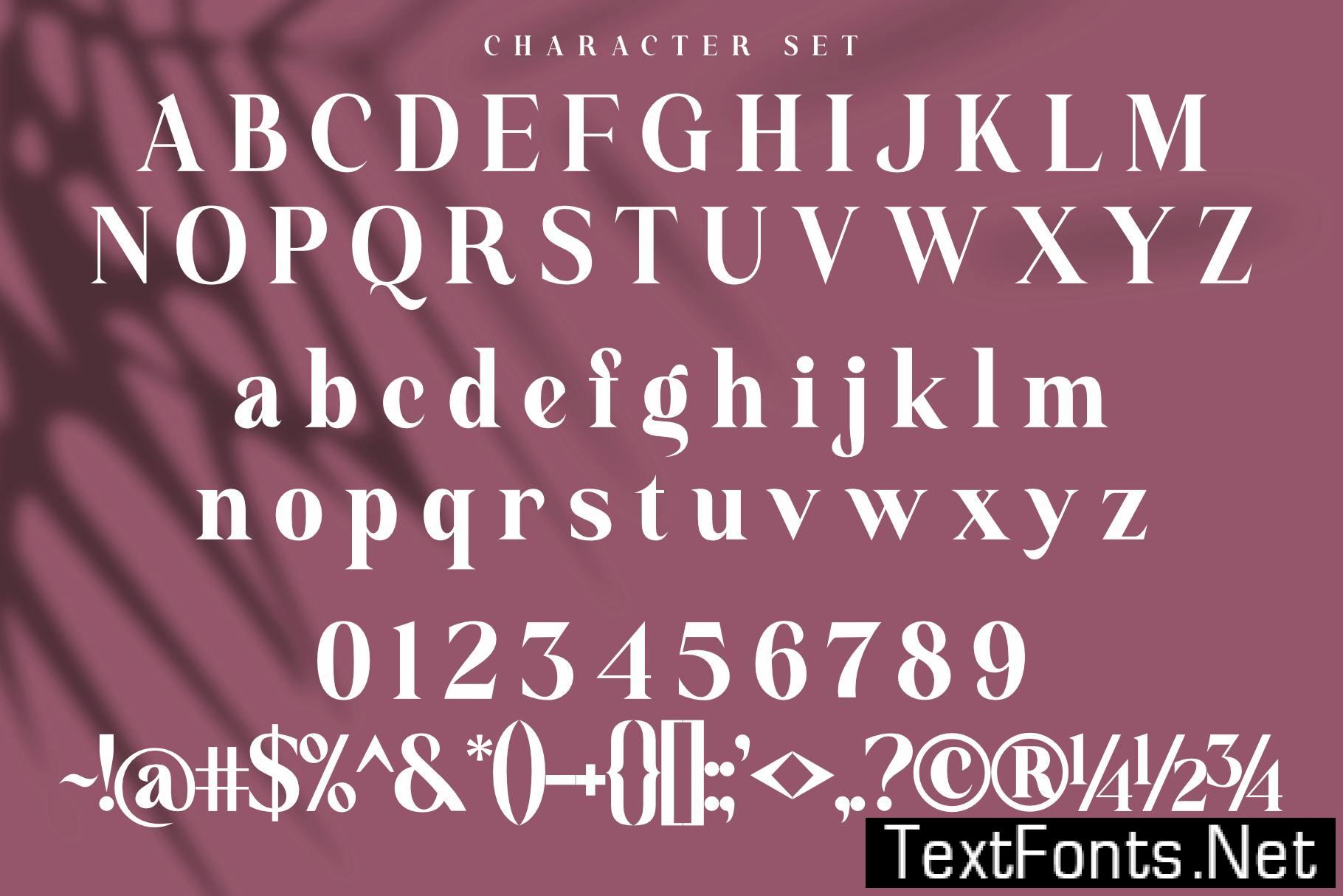 Essinna|Modern Ligature Typeface E3QLSNT