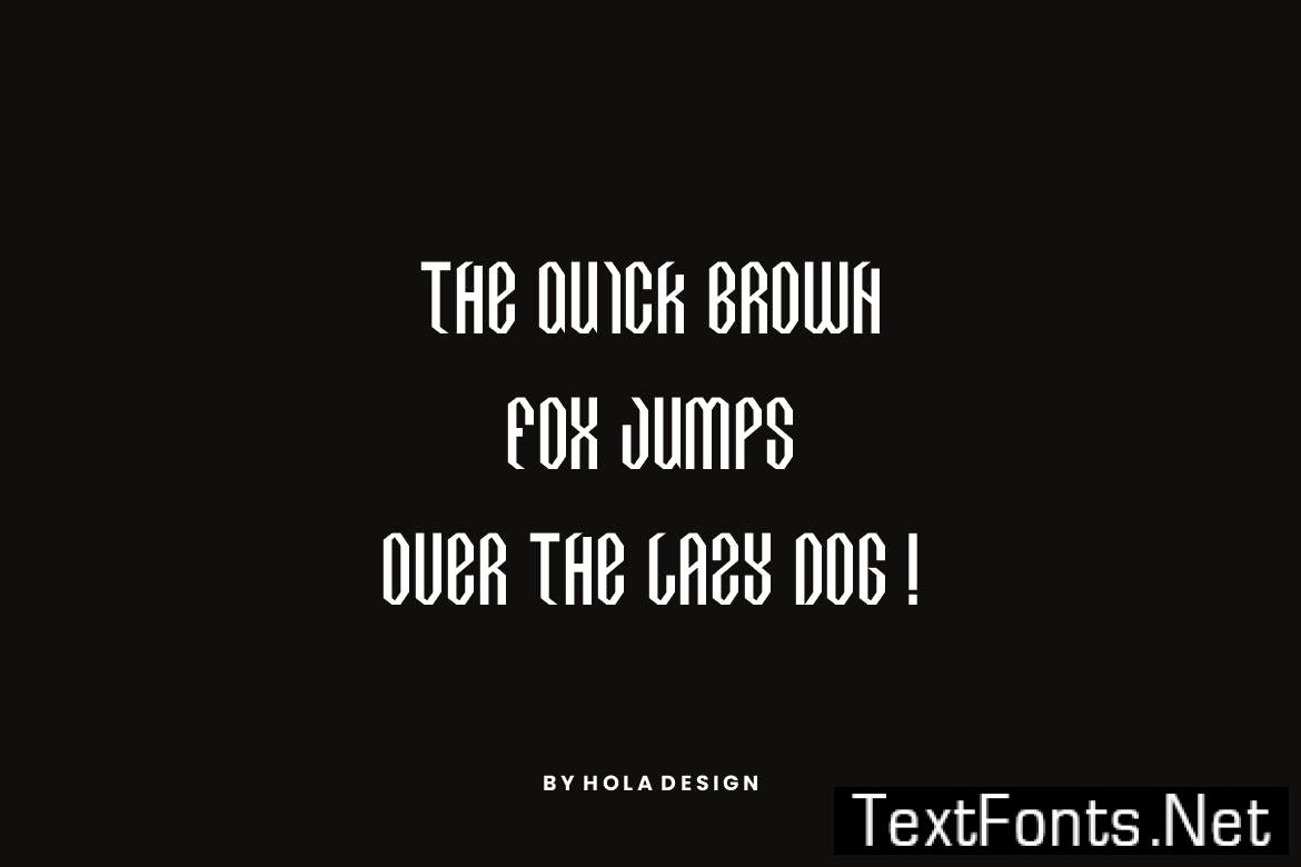 Gecobe BlackLetter Font X2QRX68
