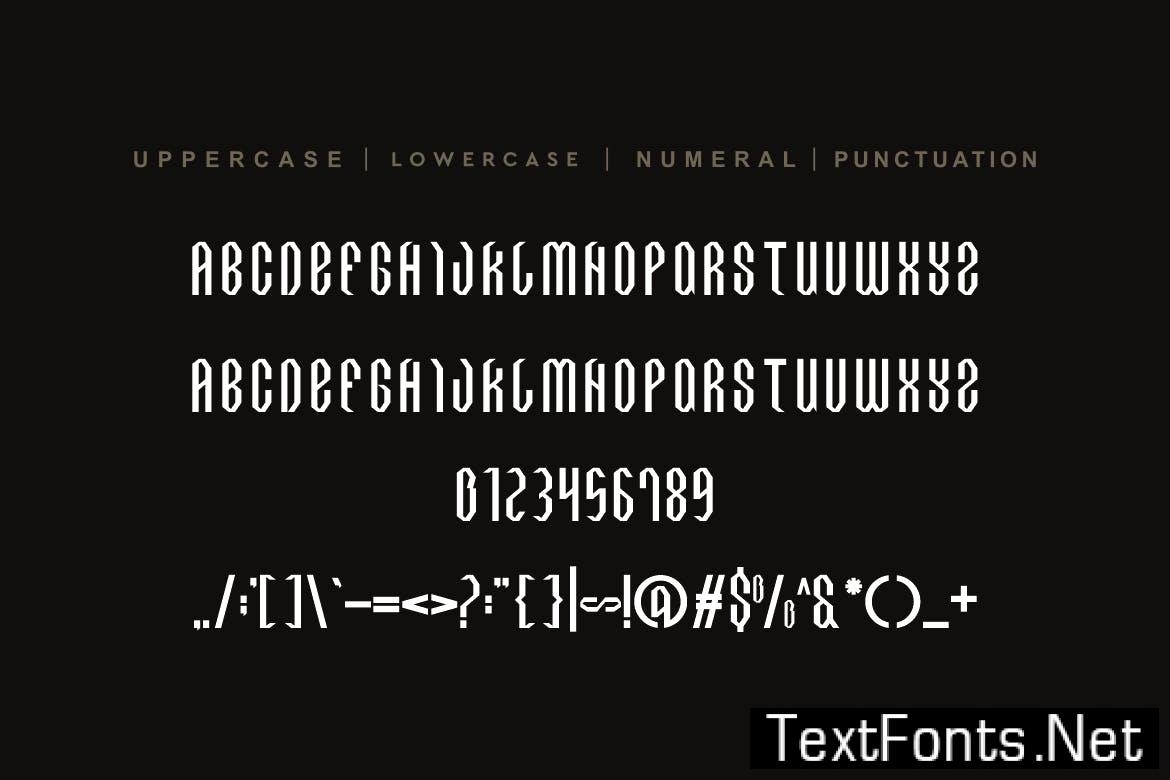 Gecobe BlackLetter Font X2QRX68