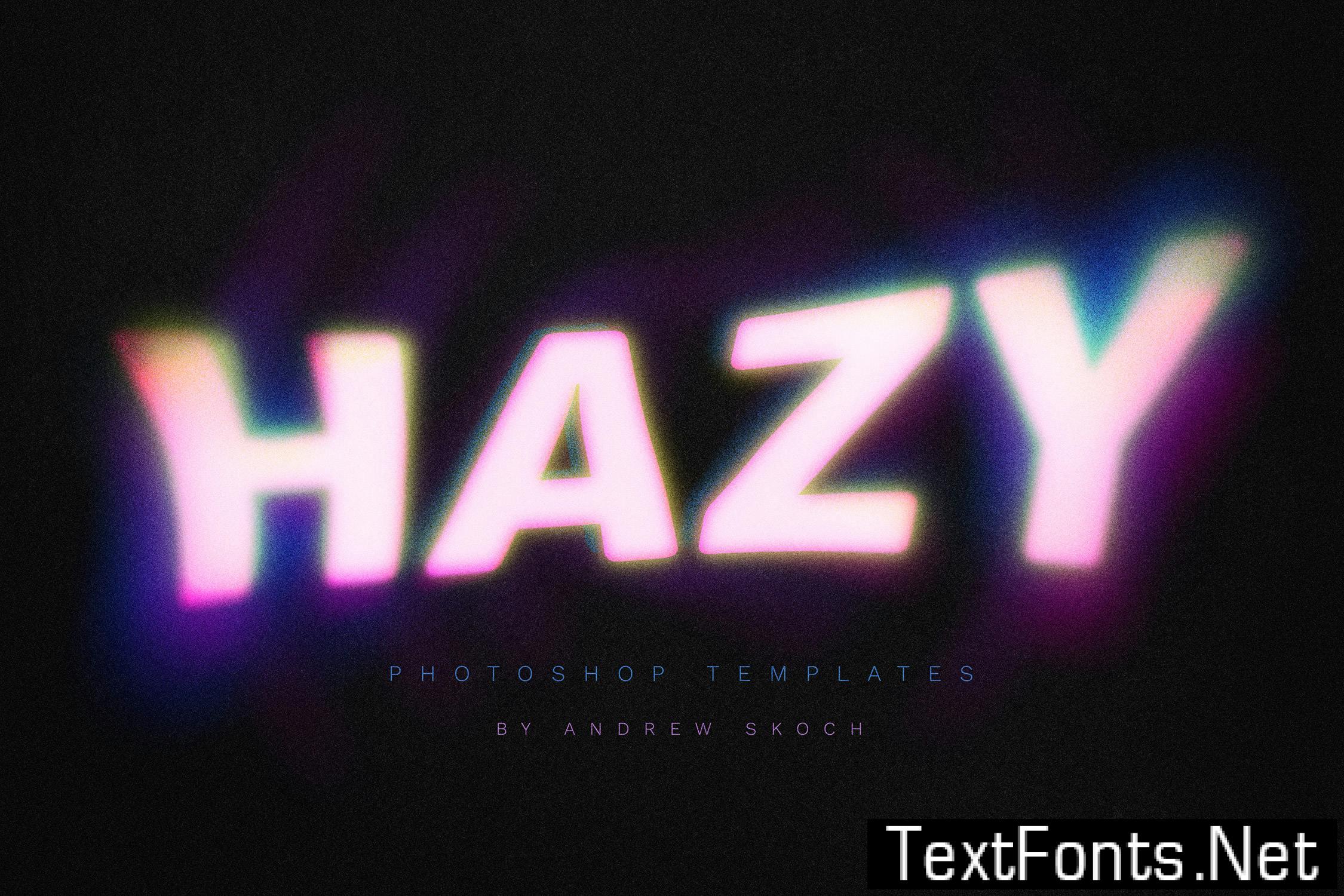 Gradient Blurred Text Effect HWARGJ2