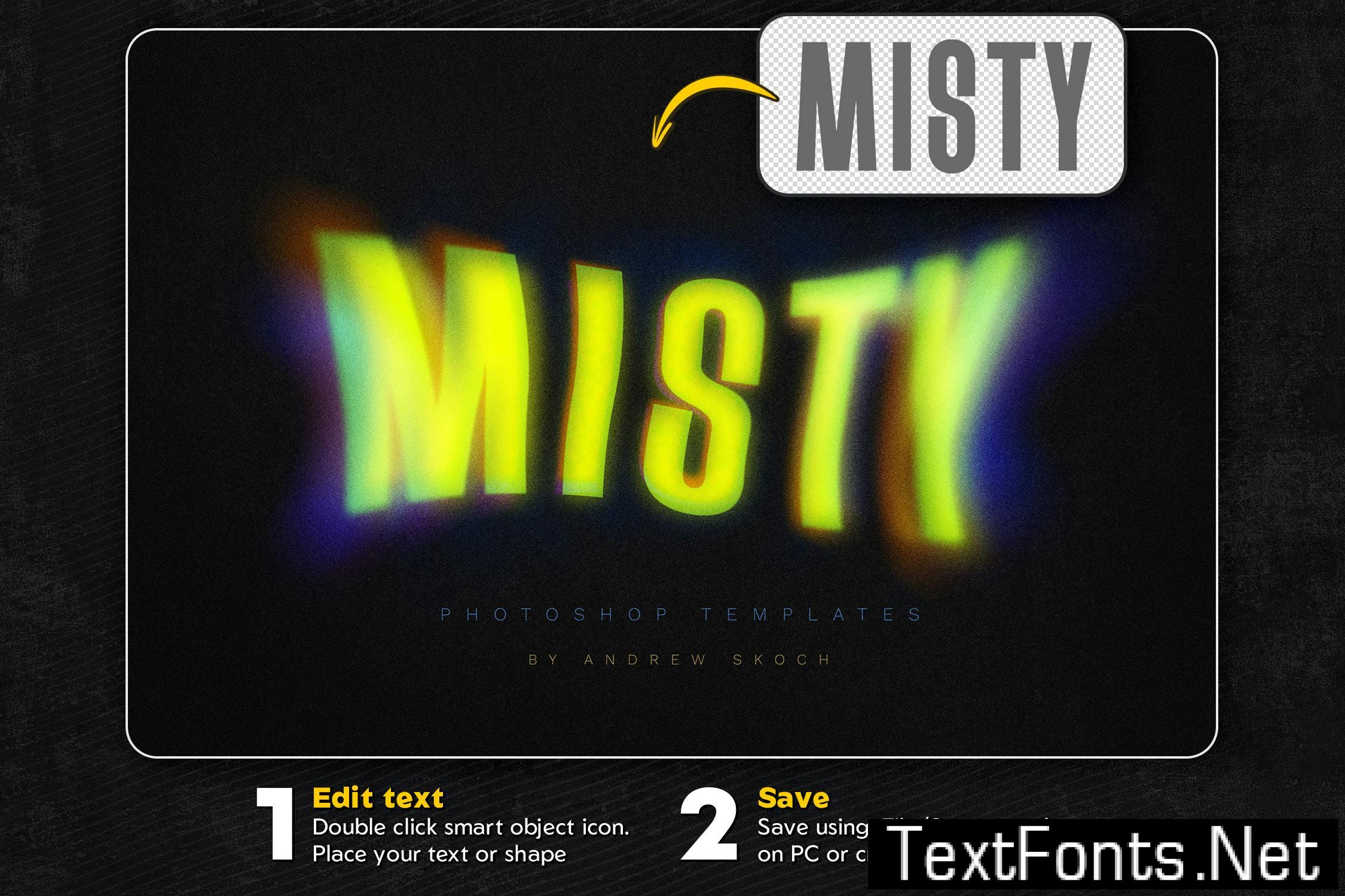 Gradient Blurred Text Effect HWARGJ2