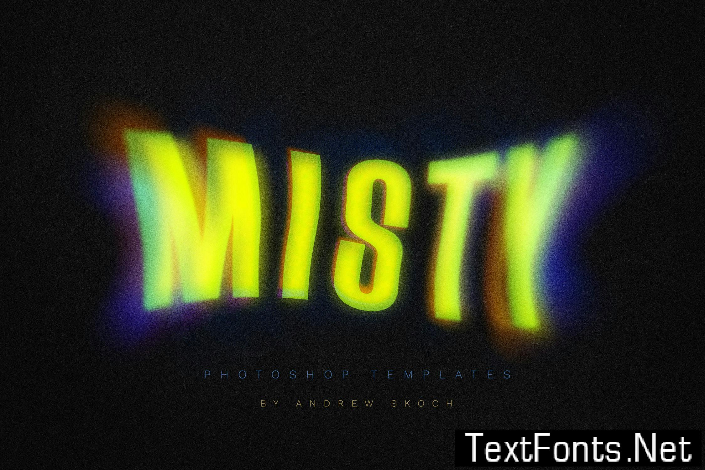 Gradient Blurred Text Effect HWARGJ2