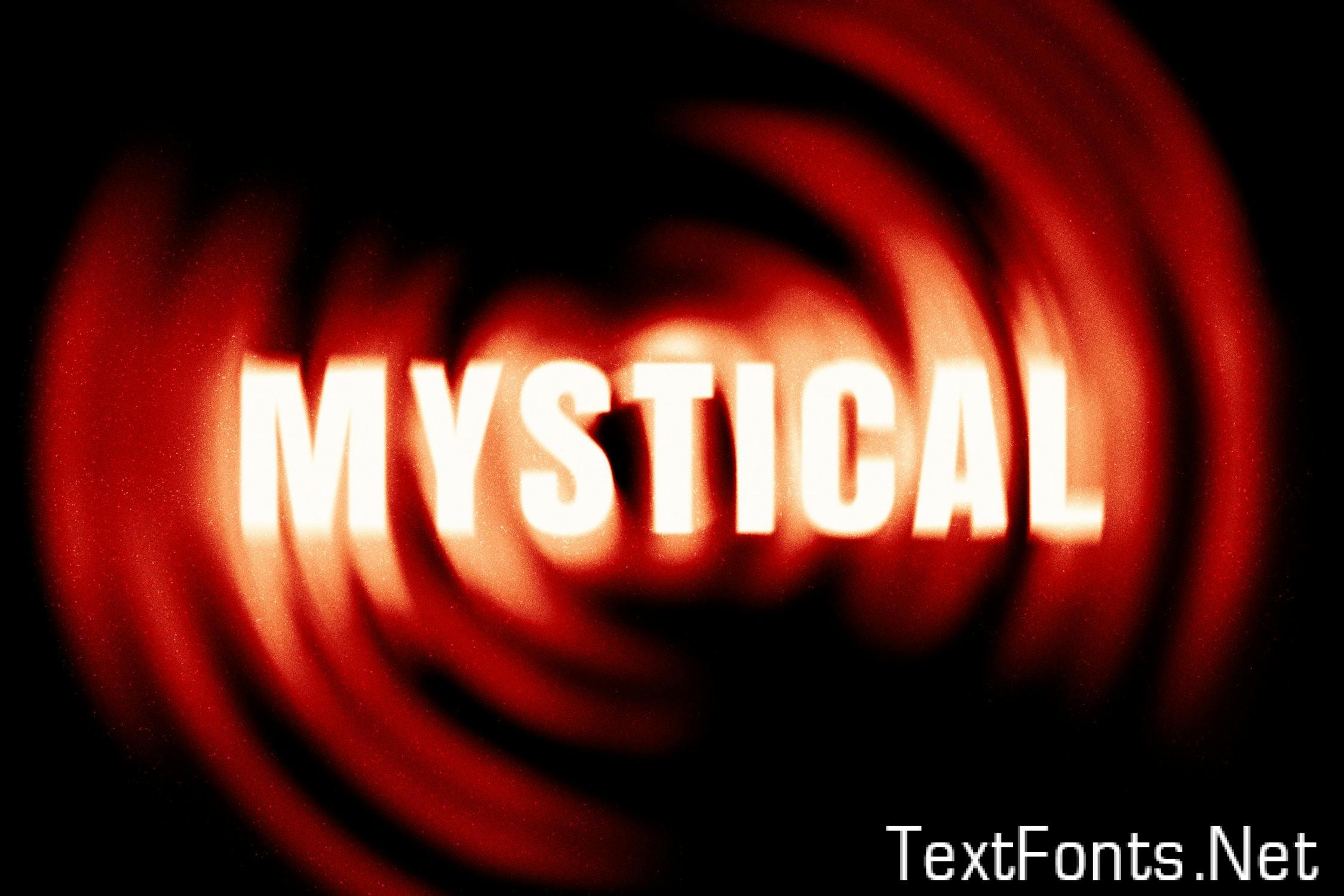 Motion Mist Text Effect 5F475HM