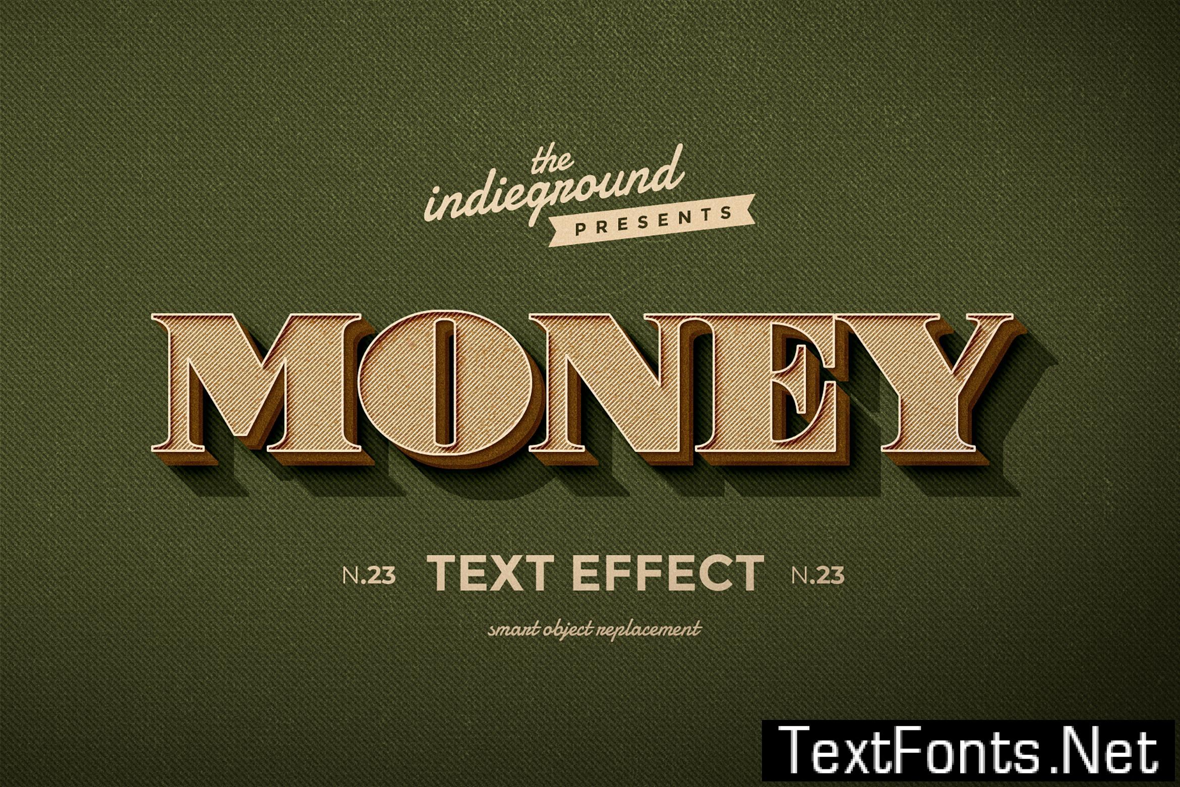 Retro Vintage Text Effect N.23 EHRDFCM